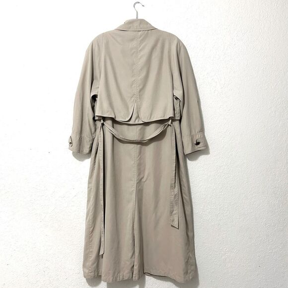 J Gallery beige trench coat size 10 - Picture 2 of 16